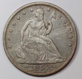 1853 ARROWS AND RAYS HALF DOLLAR
