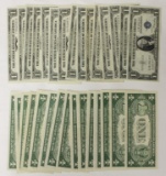 30 PCS. 1935-E $1.00 SILVER CERTIFICATES