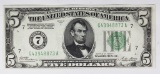 1928-A $5 FEDERAL RESERVE NOTE