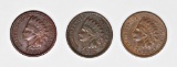 (3) INDIAN HEAD CENTS