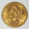 1886-S $10.00 GOLD