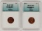 1945-S AND 1949-D LINCOLN CENTS