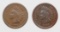 1866 AND 1867 INDIAN HEAD CENTS