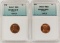 1942 AND 1944 LINCOLN CENTS