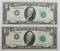 (2) 1969 $10 FEDERAL RESERVE NOTE