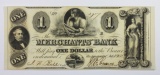 1852 MERCHANTS BANK $1 WASH., DC
