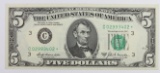 1969-A $5.00 FEDERAL RESERVE STAR NOTE