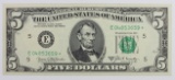 1969-B $5.00 FEDERAL RESERVE STAR NOTE