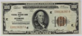 1929 $100.00 FEDERAL RESERVE BANK RICHMOND