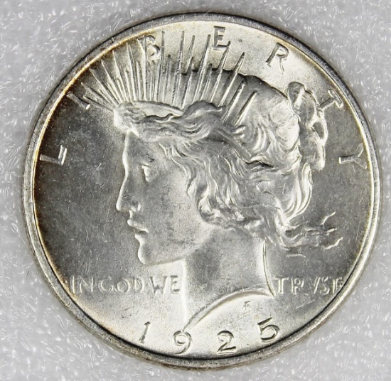 1925 PEACE SILVER DOLLAR