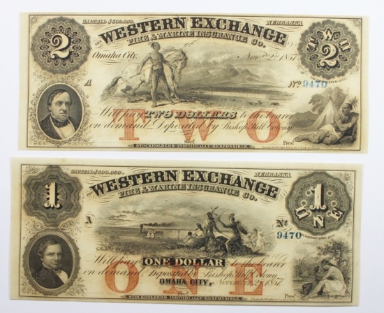 WESTERN EXCHANGE NEBRASKA 1850'S