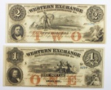 WESTERN EXCHANGE NEBRASKA 1850'S