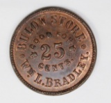 1879 BULOW STORE GOOD FOR .25 CENTS