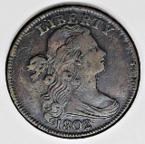 HIGH GRADE 1802 DRAPED BUST LARGE CENT