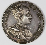 1718 ITALY  SILVER PROOF LIKE MEDAL