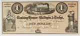 1850'S $1 LOCOMOTIVE IOWA