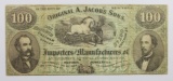 1860'S NEW YORK ADVERTISING NOTE