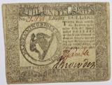 1778 $8 CONTINENTAL CURRENCY