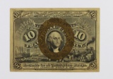 TEN CENT FRACTIONAL CURRENCY