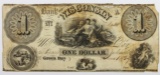 1839 $1 BANK OF WISCONSIN