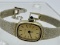 VINTAGE 14K WHITE GOLD MOVADO WATCH AND BAND
