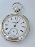 18 SIZE HAMPDEN WOOLWORTH OPEN FACE WATCH