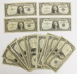 (34) 1957 $1.00 SILVER CERTIFICATES