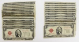 (28) 1928 $2.00 RED SEALS