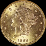 1888-S $20 GOLD