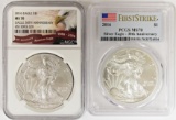 TWO 2016 AMERICAN SILVER EAGLES