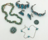 MISC. REAL AND FAUX TURQUOISE LOT