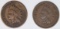 TWO INDIAN CENTS: