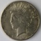 1927-S PEACE SILVER DOLLAR