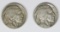 1915-D AND 1913-D BUFFALO NICKELS