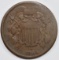 1864  TWO CENT  PIECE  