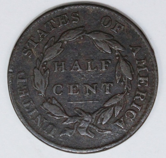 1826 HALF CENT