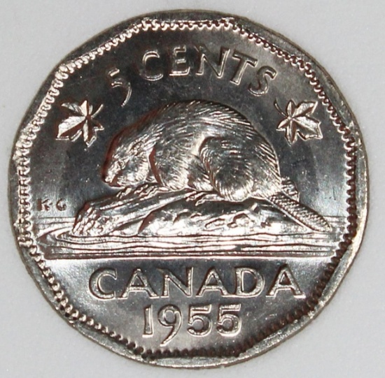 1955 CANADA NICKEL RARE!