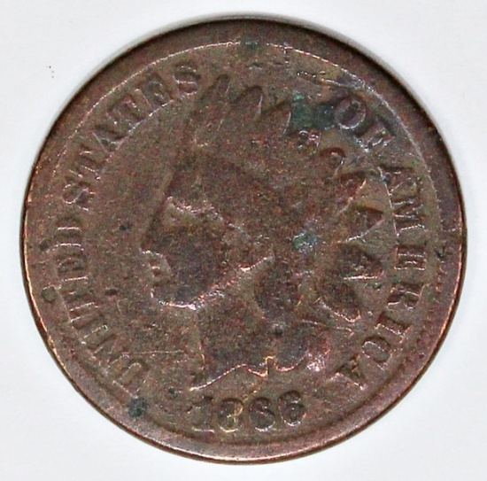 1866 INDIAN CENT