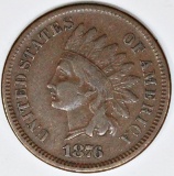 1876 INDIAN CENT