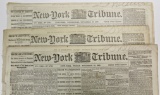 3 DIFFERENT CIVIL WAR NEWSPAPERS