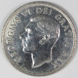 1950 CANADA SILVER DOLLAR