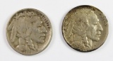 1925 AND 1925 D BUFFALO NICKELS