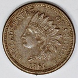 1861 INDIAN CENT