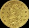1813 $5.00 GOLD