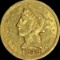 1848 $5.00 GOLD