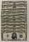 (10) 1934-A $5.00 SILVER CERTIFICATES