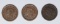 1849, 1851, AND 1854 U.S. LARGE CENTS