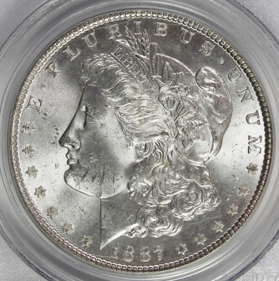 1887 MORGAN SILVER DOLLAR