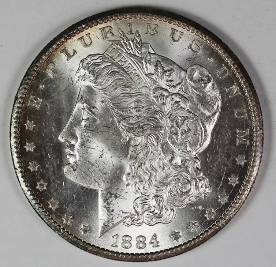 1884-CC MORGAN SILVER DOLLAR