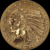 1914 $2.50 GOLD INDIAN